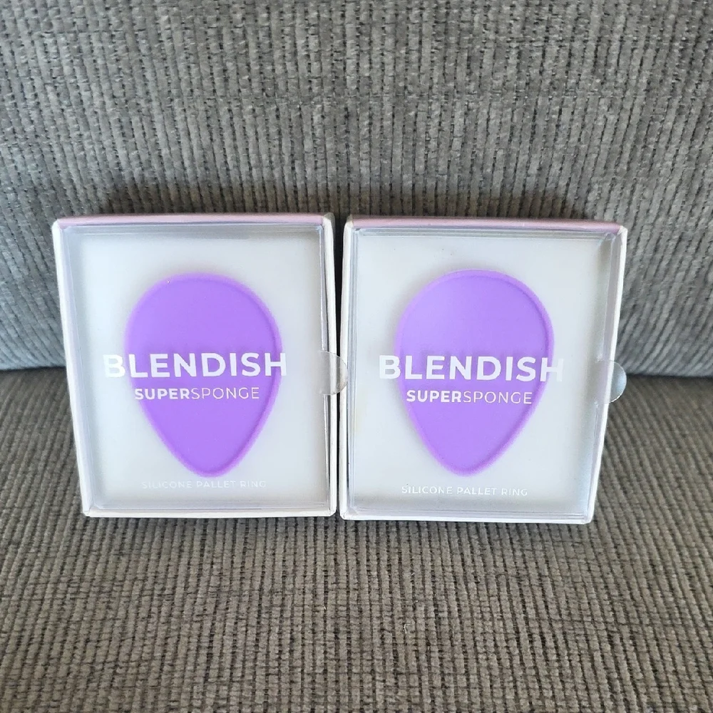 Blendish Silicone Pallet Ring And Makeup Sponge + Scrubber Set By Supersponge